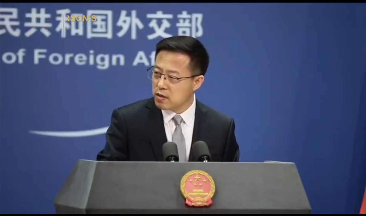 Source: Tweet from Lijian Zhao @zlj517