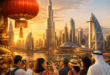 Chinese tourists exploring Middle Eastern destinations