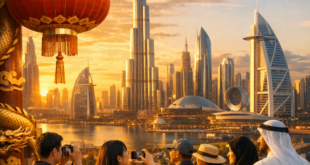 Chinese tourists exploring Middle Eastern destinations