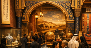 China-Arab cultural exhibition showcasing Silk Road heritage and artistic collaboration